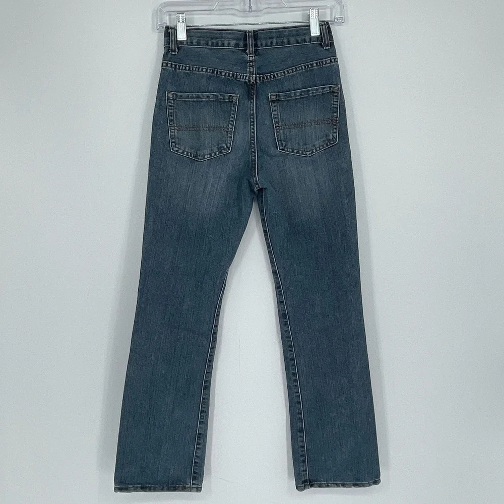 The Children's Place Boy's Blue Bootcut Slim Fit School Denim Jeans Size 14